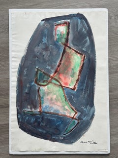 Figura astratta che cammina