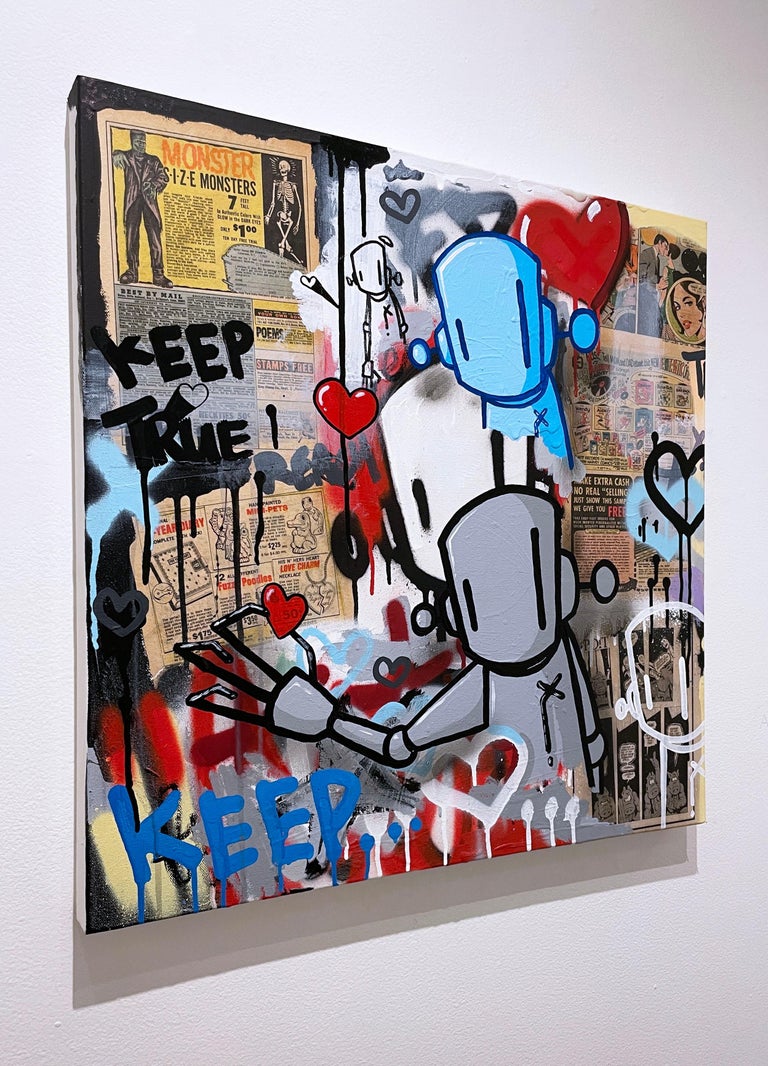 Chris RWK - My Mind Keeps Racing (2022), Chris RWK street art, aerosol ...