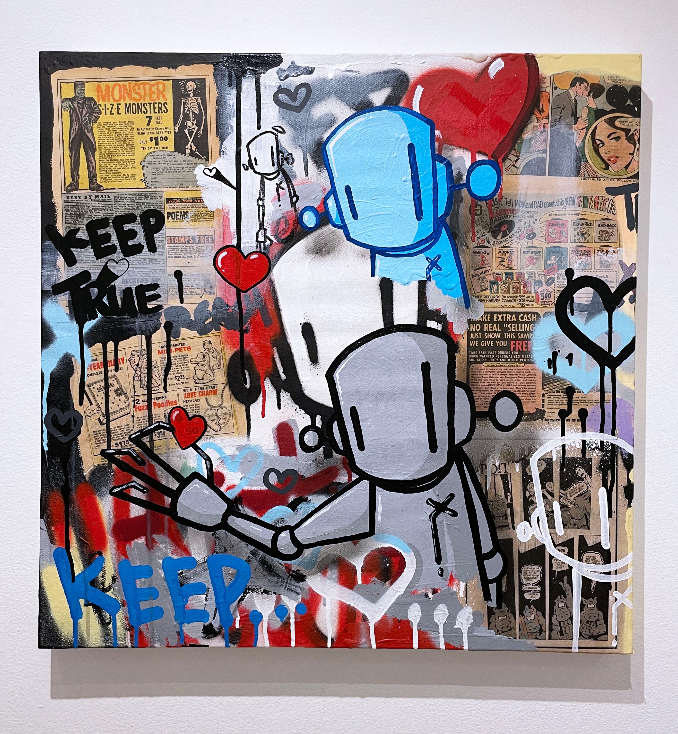 Chris RWK - My Mind Keeps Racing (2022), Chris RWK street art, aerosol ...