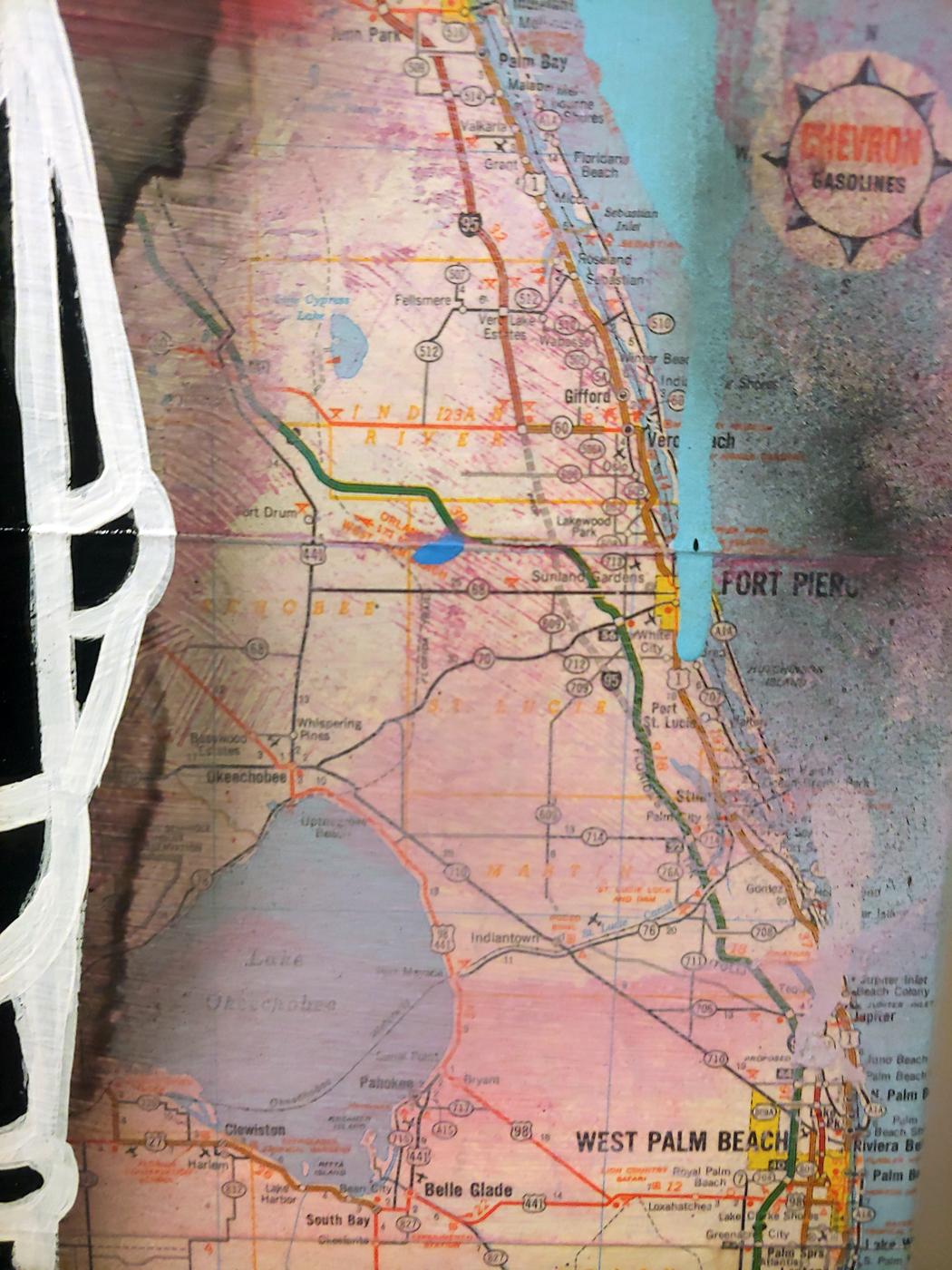 Navigating Through the Storm, 2025 - Street Art Painting by Chris RWK