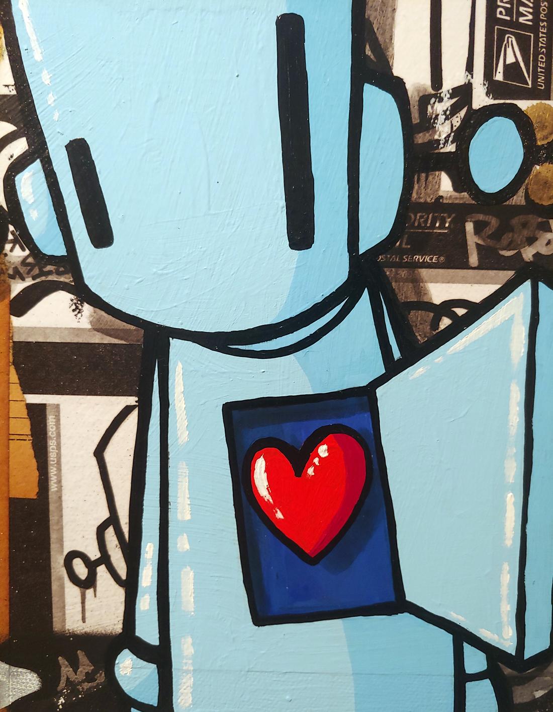 Sweet Sweet Blues, 2025 (Streetart), Painting, von Chris RWK