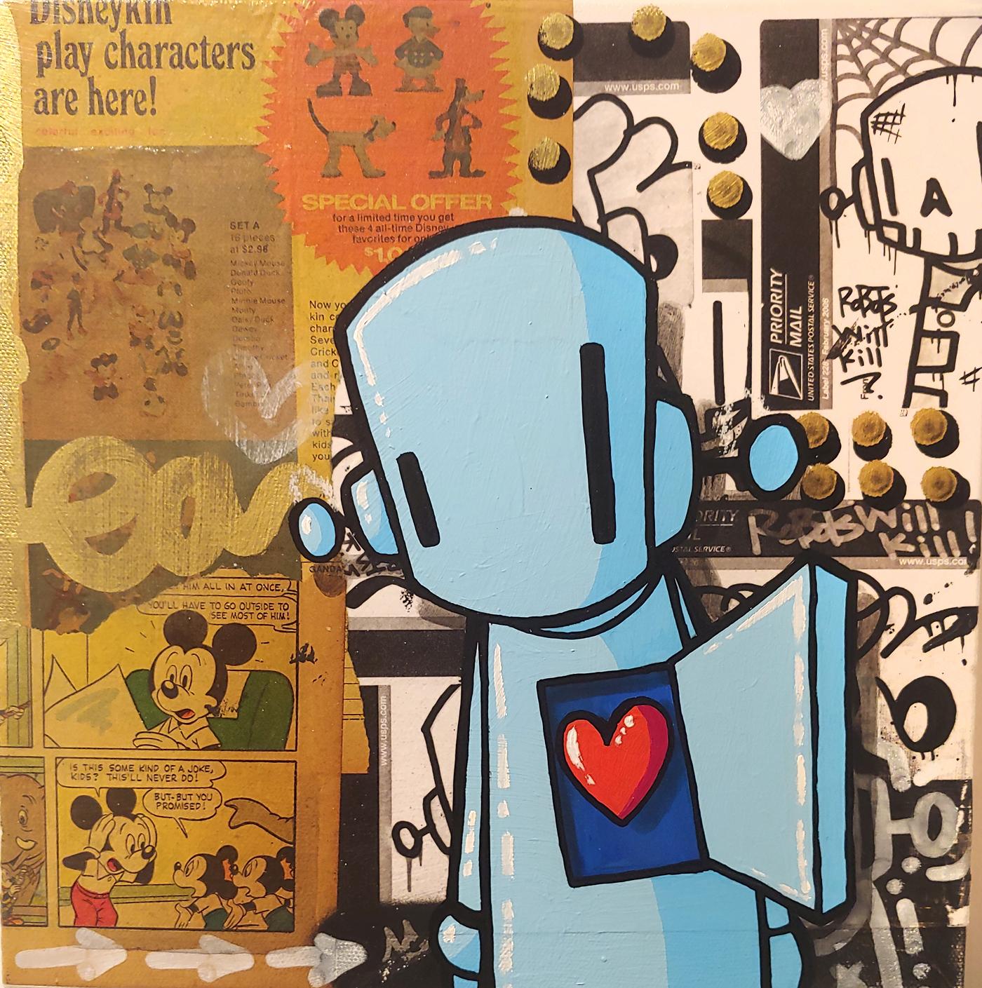 Chris RWK Abstract Painting – Sweet Sweet Blues, 2025