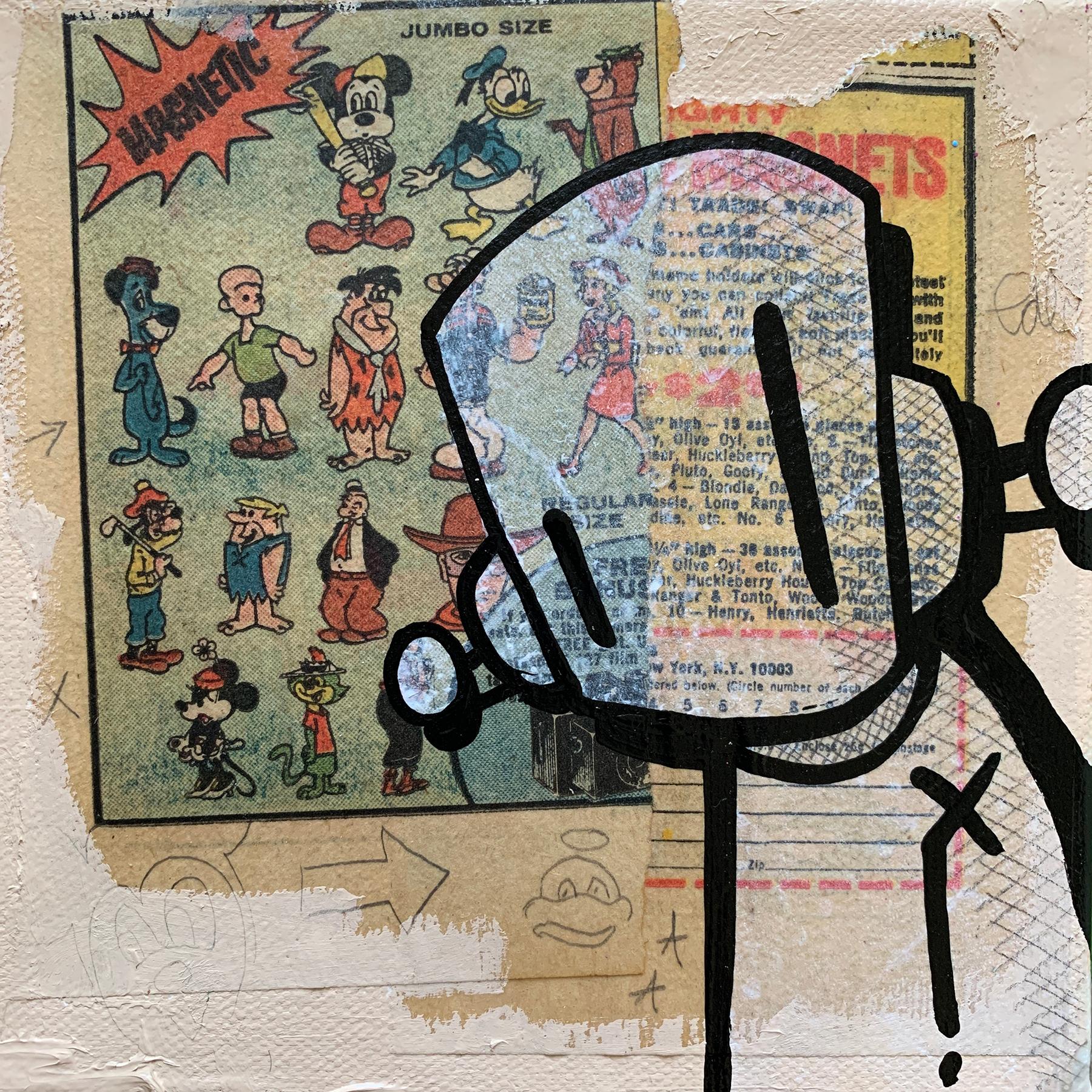 Chris RWK Abstract Painting - Who You Calling An Adult