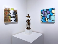 Within Arms Length ( 2022), Chris RWK Straßenkunst, Tropfen, Graffiti-Illustration