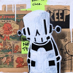 Used Within Arms Length (2022), Chris RWK street art, drips, graffiti illustration