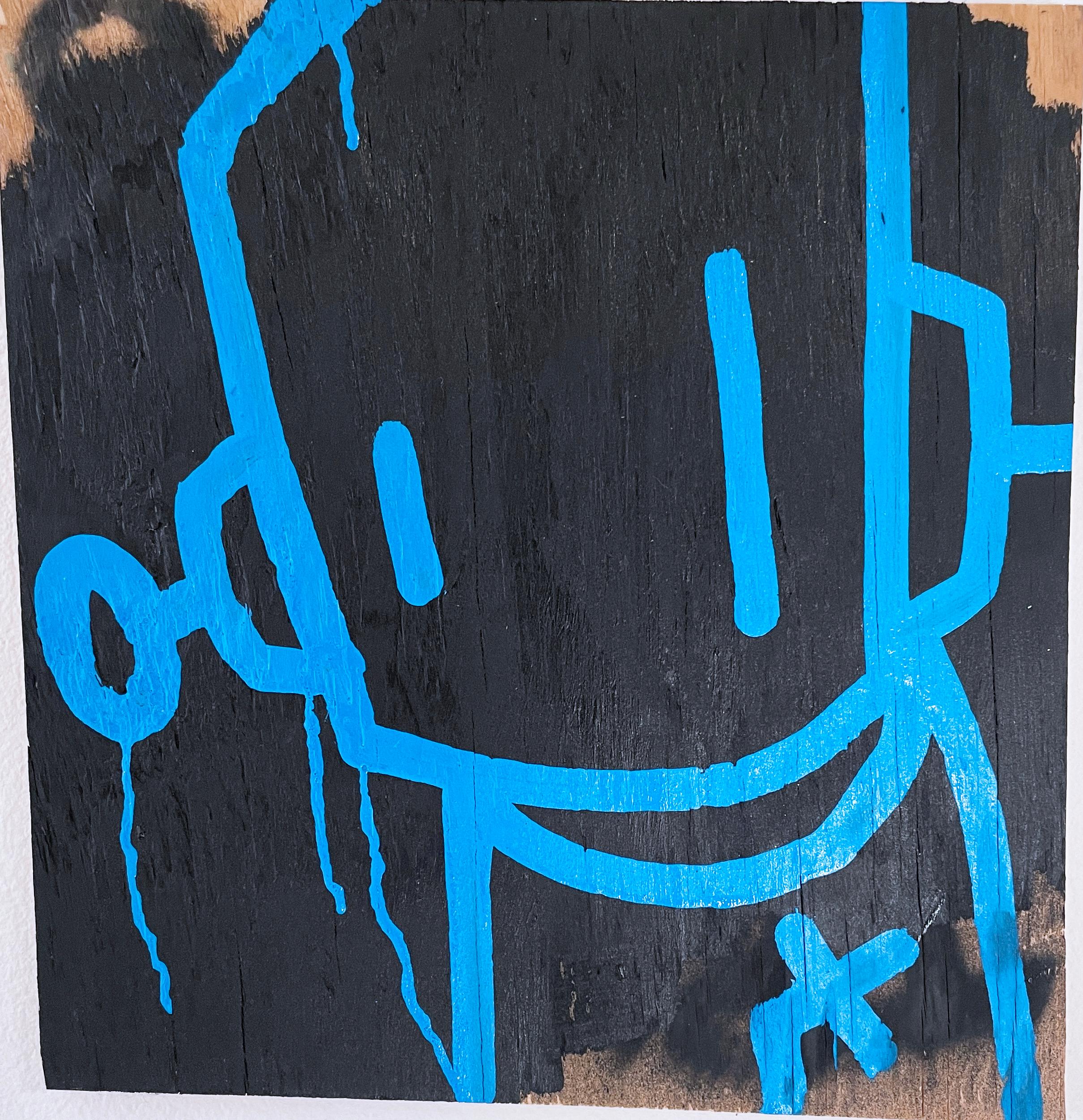 Wood You Believe 2 ( 2022), Chris RWK Straßenkunst, Tropfen, Graffiti-Illustration im Angebot 1