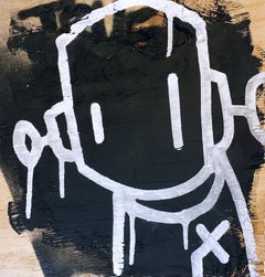 Used Wood You Believe 8 (2022), Chris RWK street art, drips, graffiti illustration