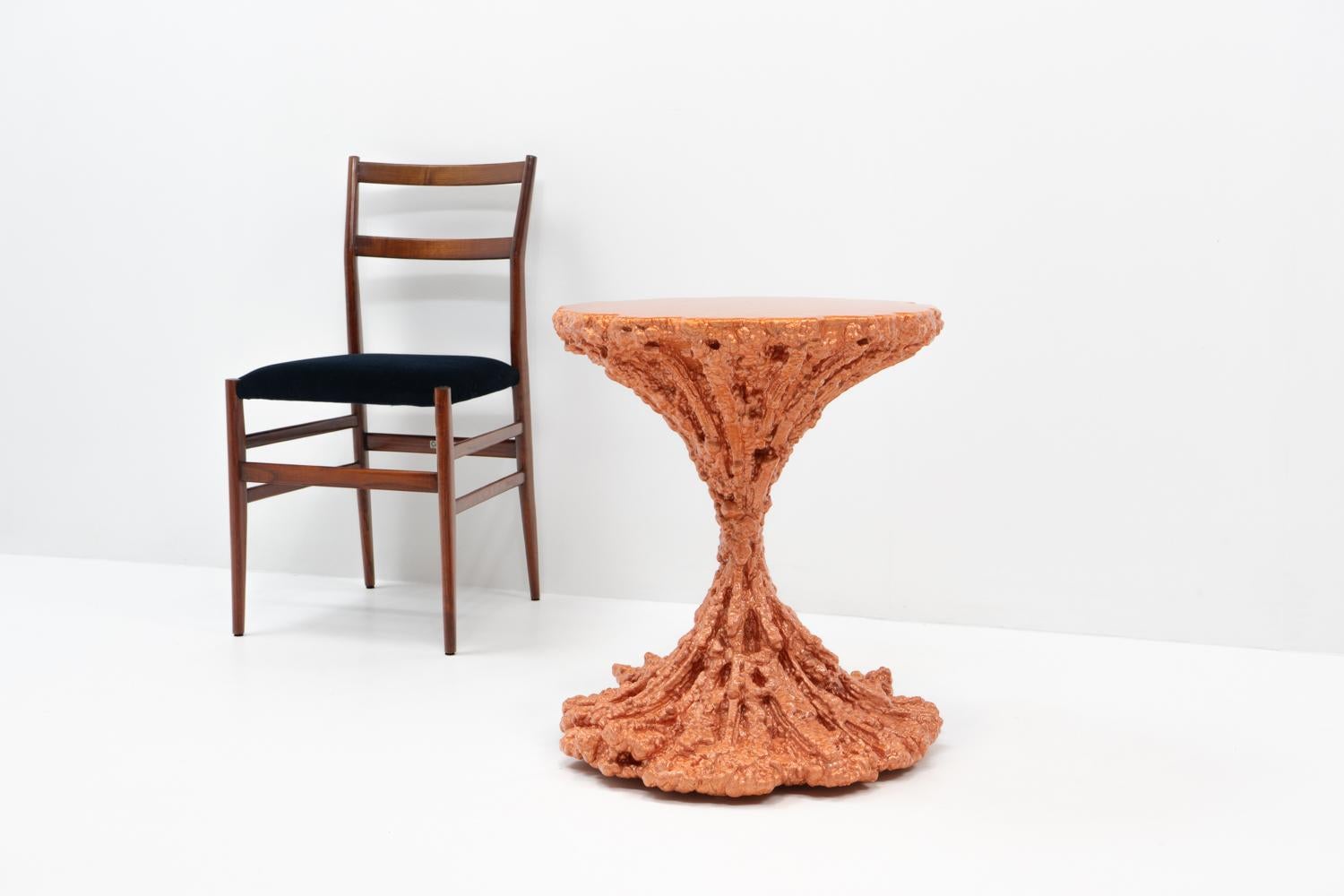 Chris Schanck - Column Side Table, 2017 - Unique Piece In Good Condition For Sale In Renens, CH