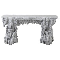 Chris Schanck, " Grotto Console 'Silver' ", 2018