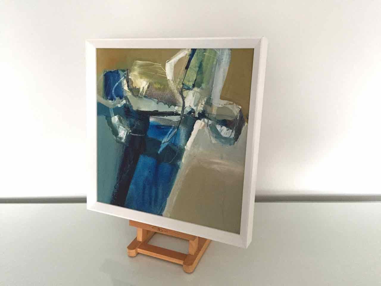 Locked, 2018, Oil on canvas, 15 × 15 in, 38 × 38 cm by Chris Sims

This is a small Chris Sims oil painting on canvas, perfect for a small corner, and is sold in a very elegant tray frame.

Chris Sims is a contemporary English abstract painter, using