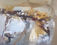 Work on Paper LP24: Abstract Landscape Oil Painting by Chris Sims