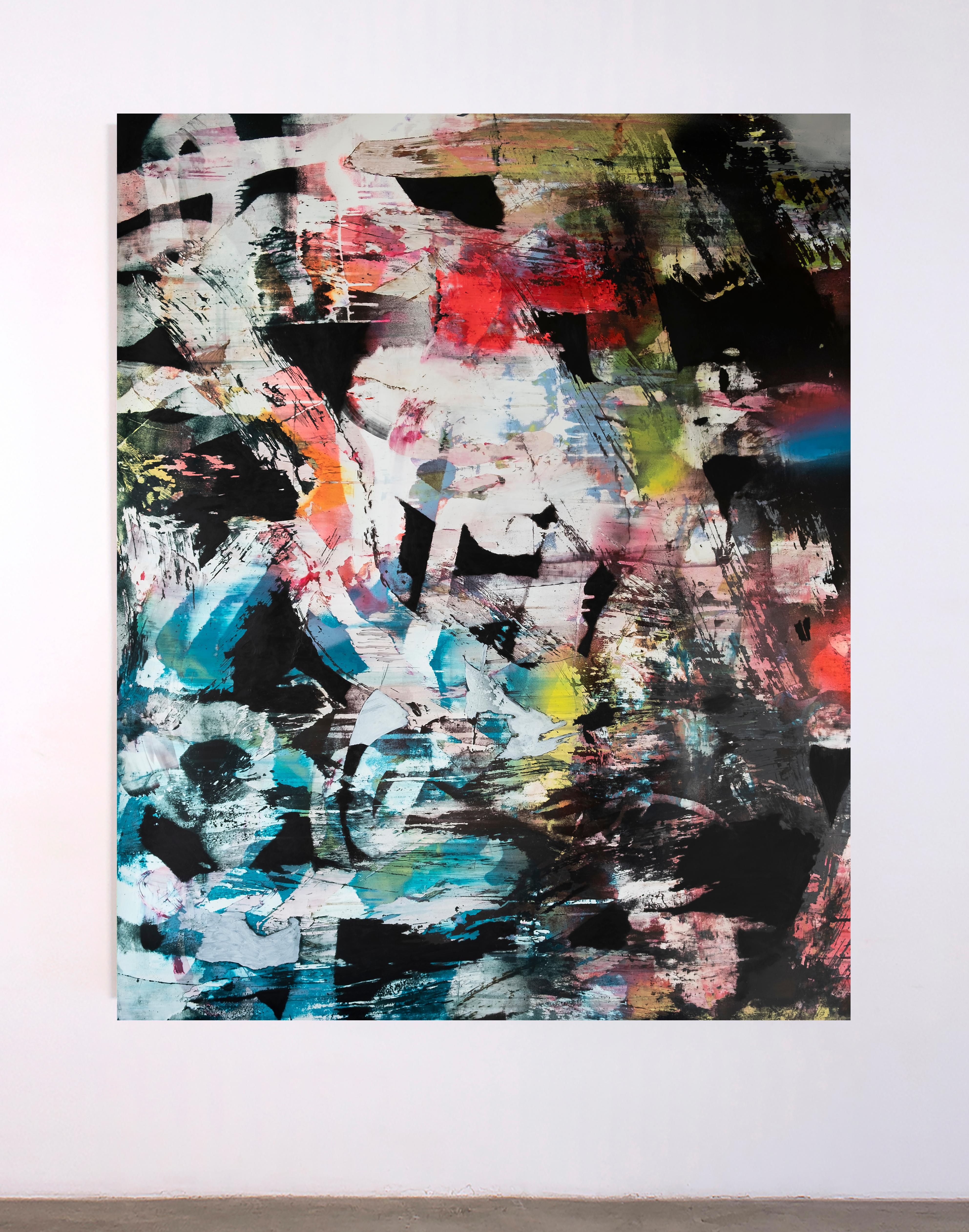 Chris Trueman Abstract Painting - BRW