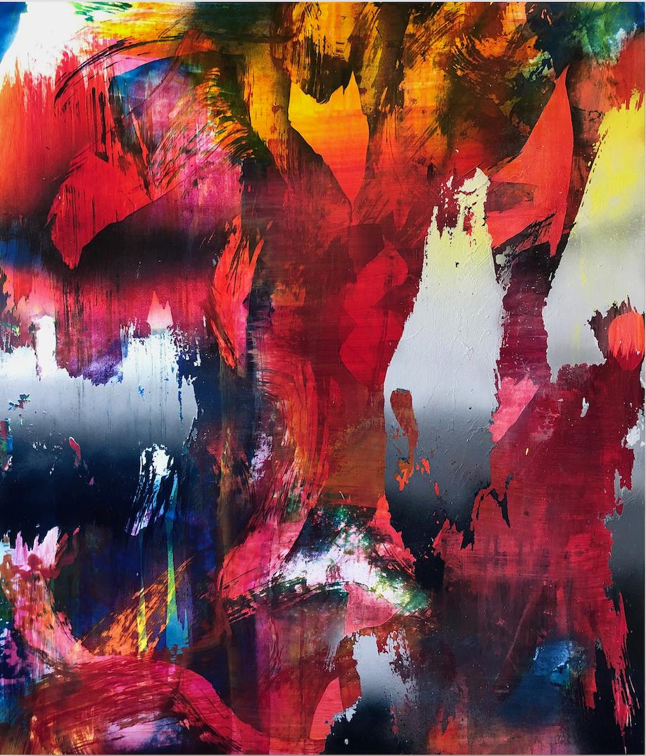 Chris Trueman Abstract Painting - TRND