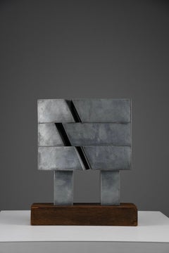 Chris Verbeek, "Broken I"  zinc and wood, the Netherlands, 1977