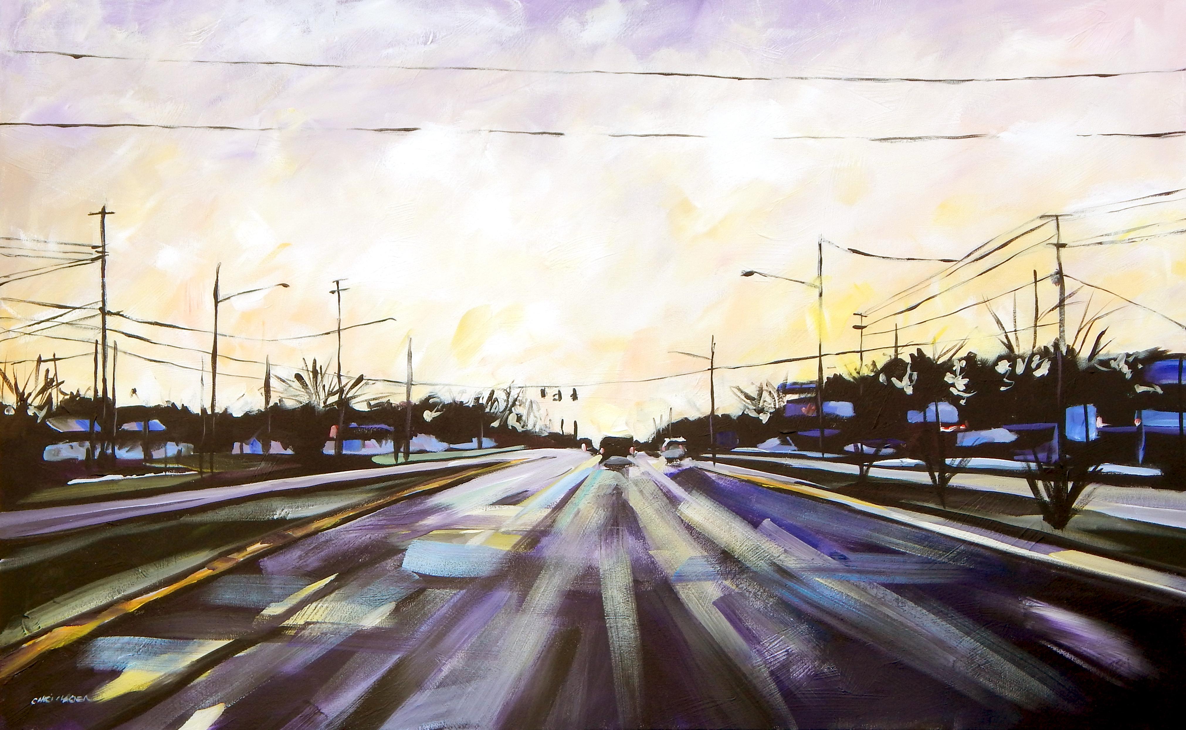 Chris Wagner Landscape Painting - Heading East