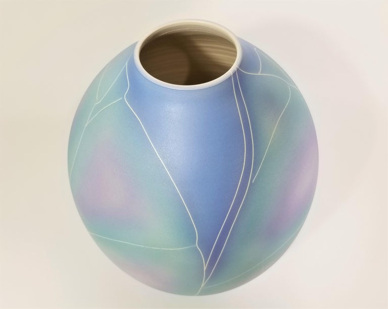 Ceramic Vase, 1970s Signed Chris Waldear For Sale 6
