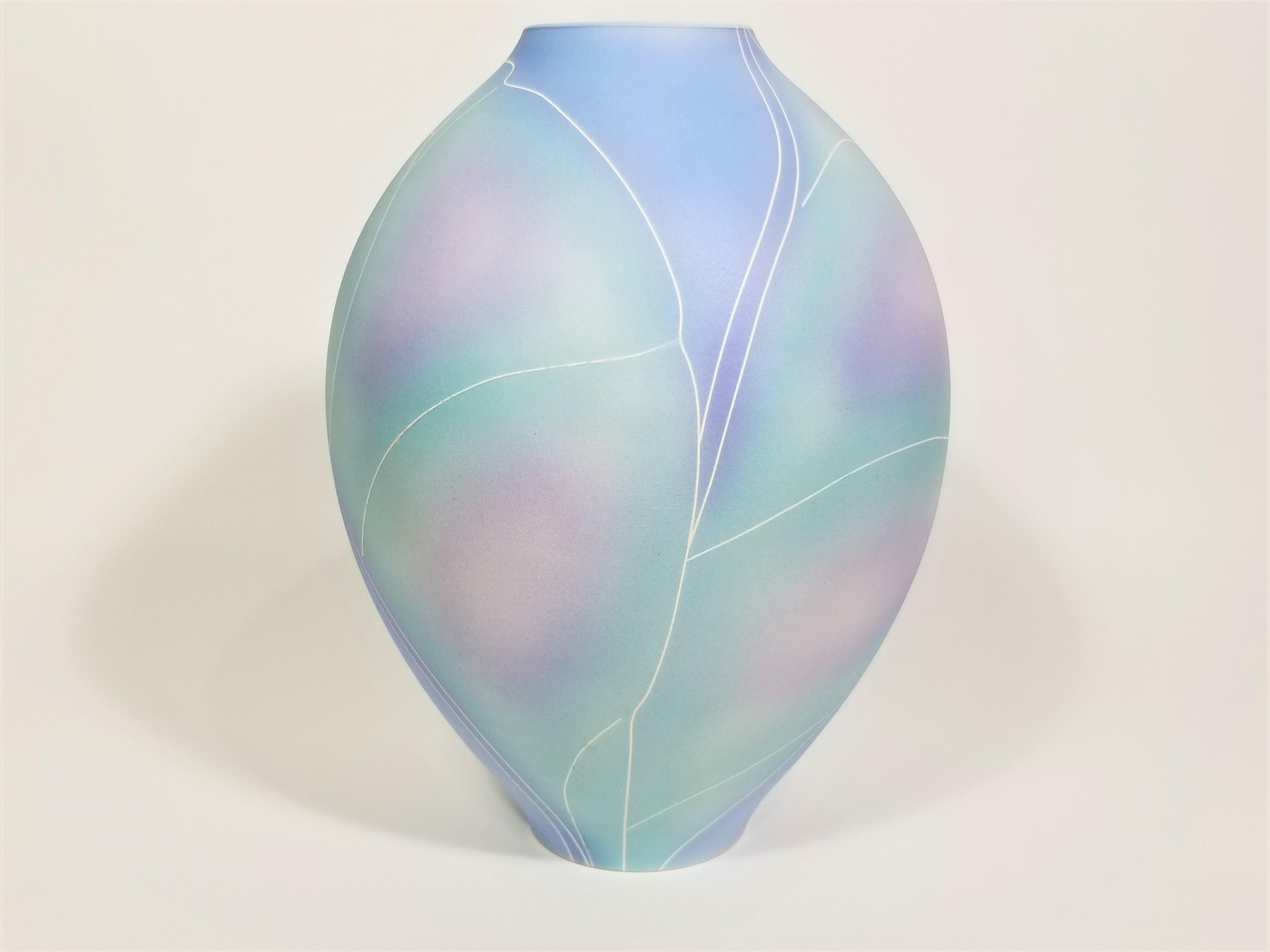 Ceramic Vase, 1970s Signed Chris Waldear 10
