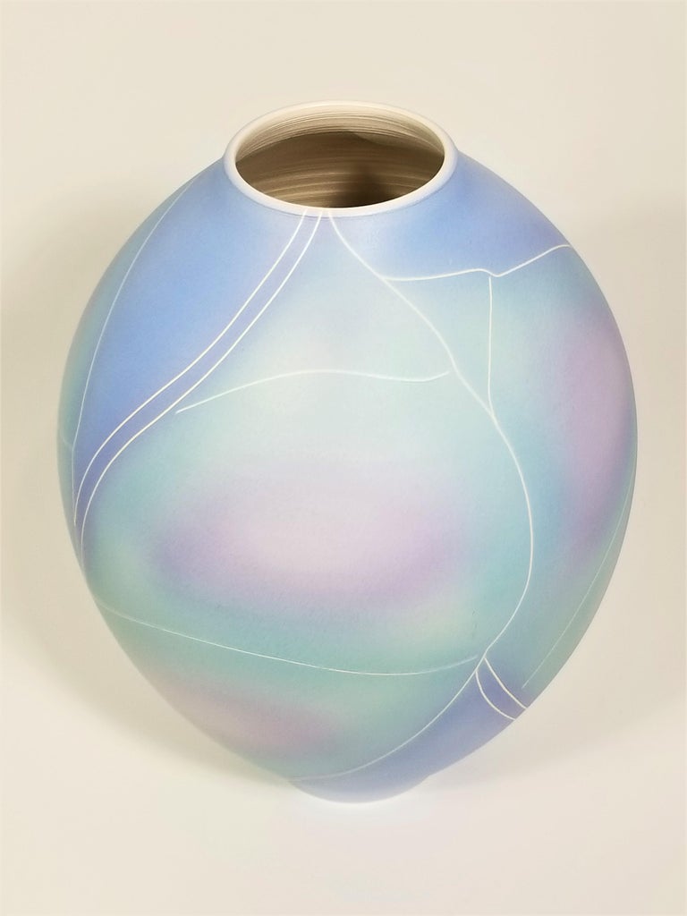 Ceramic Vase, 1970s Signed Chris Waldear For Sale 3