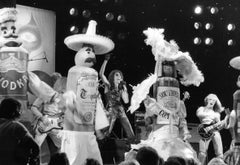 Alice Cooper Performing with Liquor Bottle Costumes Retro Original Photograph