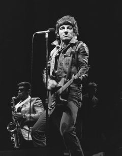 Bruce Springsteen "The Boss" Performing Vintage Original Photograph