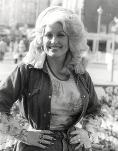 Dolly Parton Candid and Smiling Retro Original Photograph