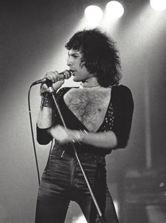 Freddie Mercury of Queen Performing Vintage Original Photograph