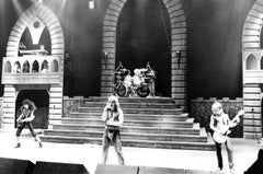 Ozzie Osbourne Performing with Randy Rhoads Vintage Original Photograph
