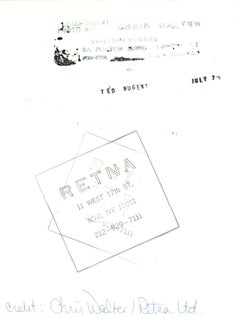 Ted Nugent Smiling in Racing Jumpsuit Vintage Original Photograph