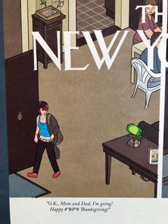 Chris Ware New Yorker Cartoonist Limited Edition Thanksgiving Print NYC
