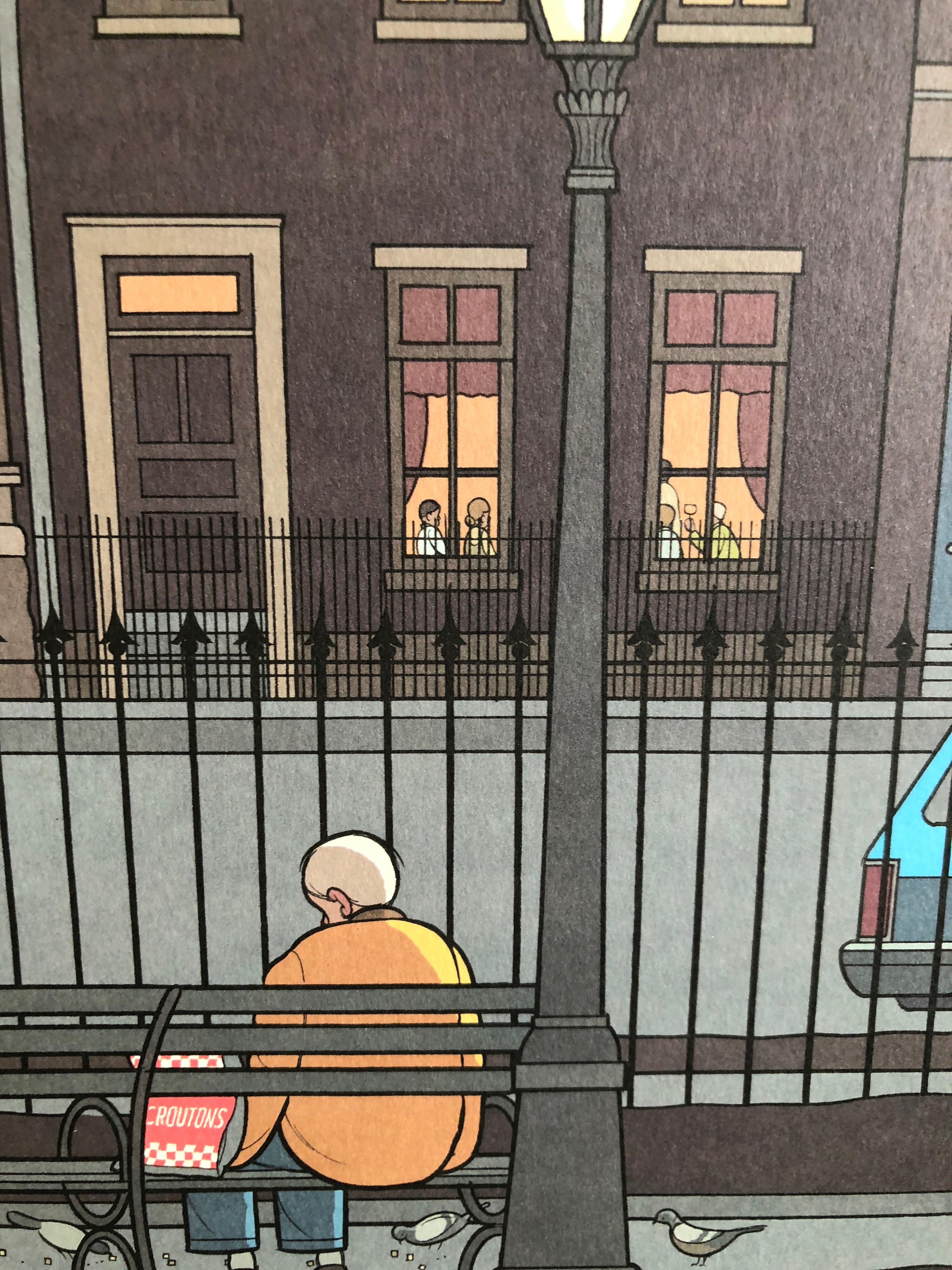 Chris Ware New Yorker Cartoonist - Édition limitée du tirage Thanksgiving NYC 2