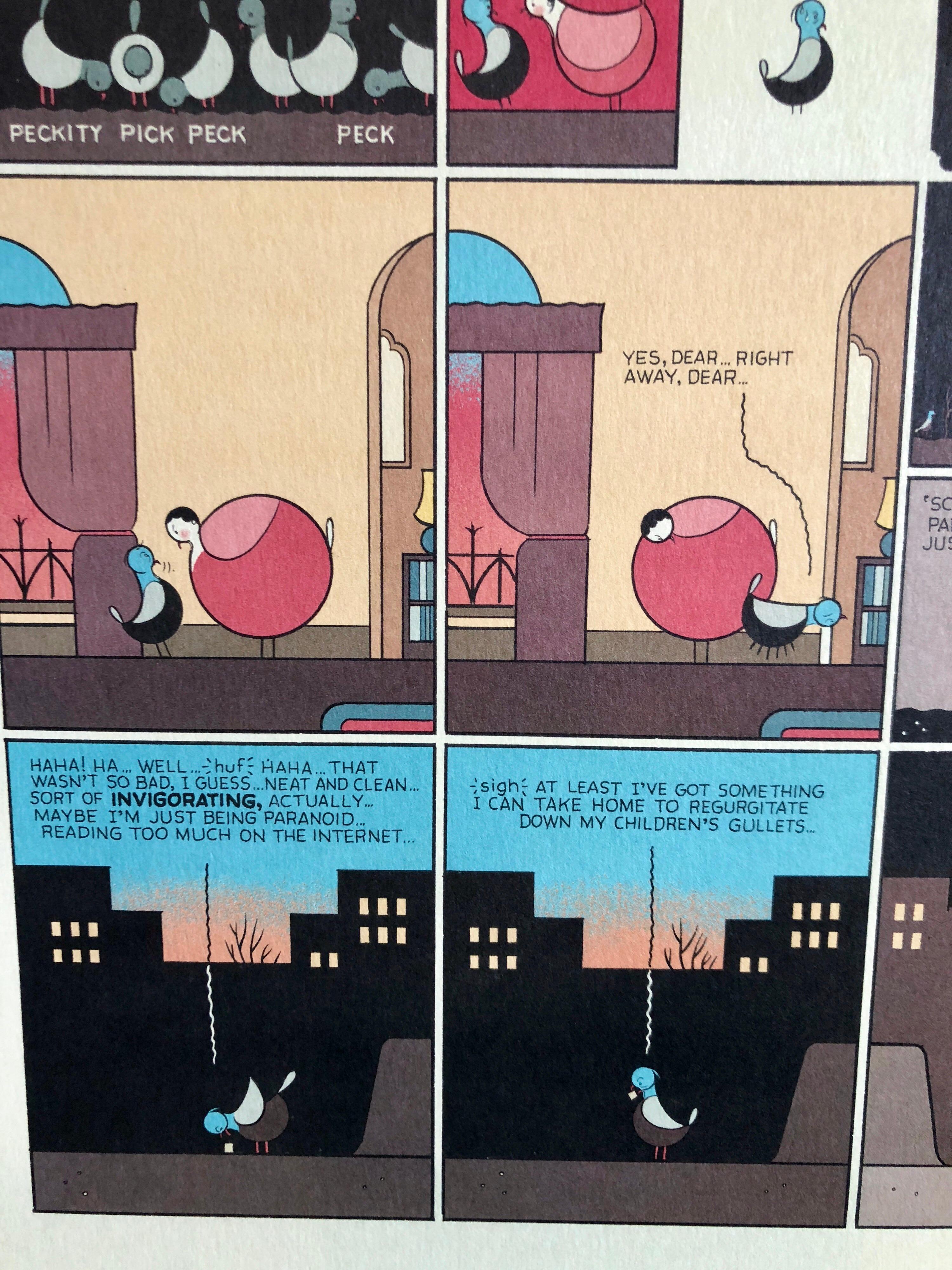 Chris Ware New Yorker Cartoonist Limited Edition Thanksgiving Print NYC For Sale 1