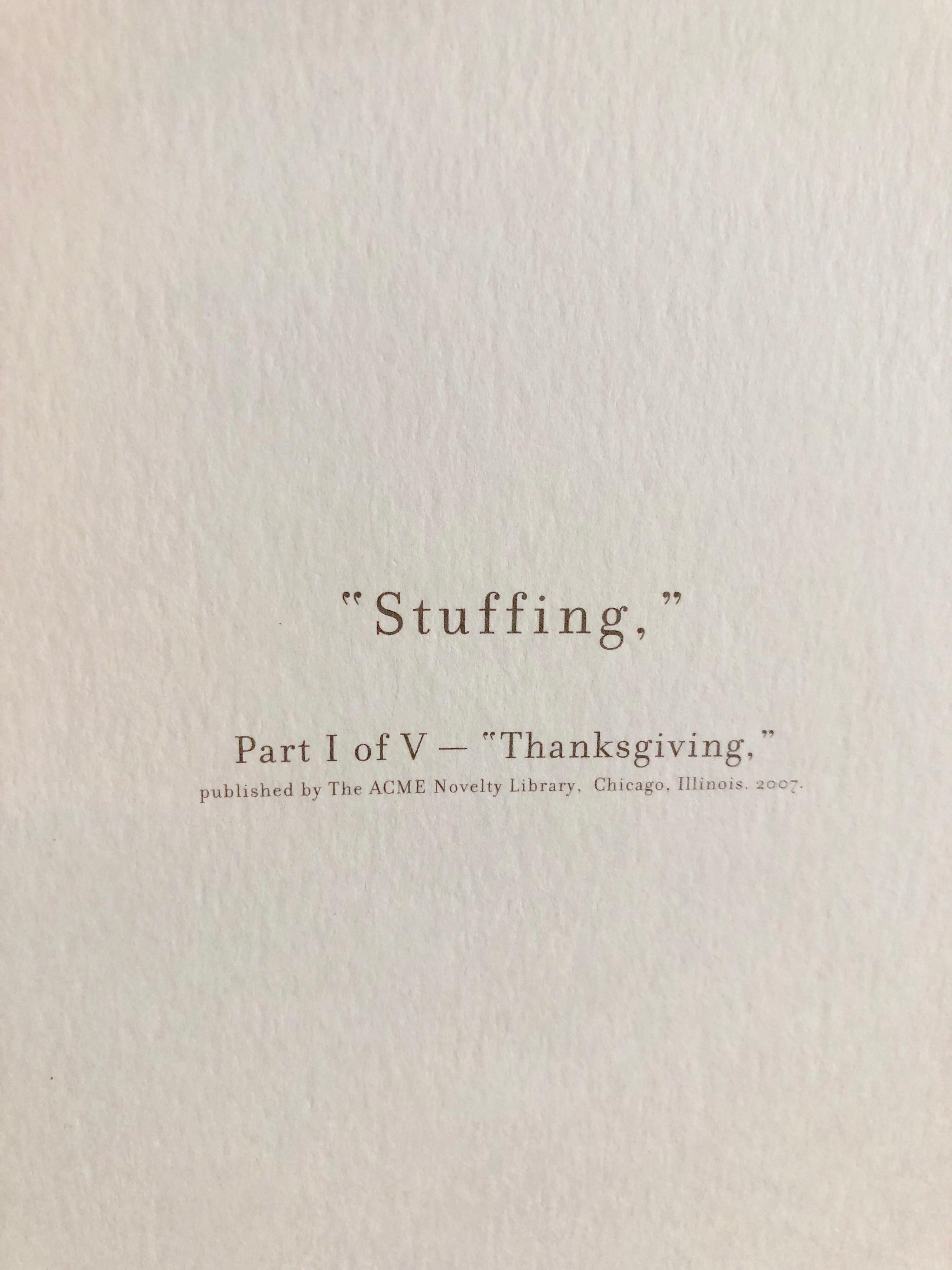 Chris Ware New Yorker Cartoonist - Édition limitée du tirage Thanksgiving NYC 5