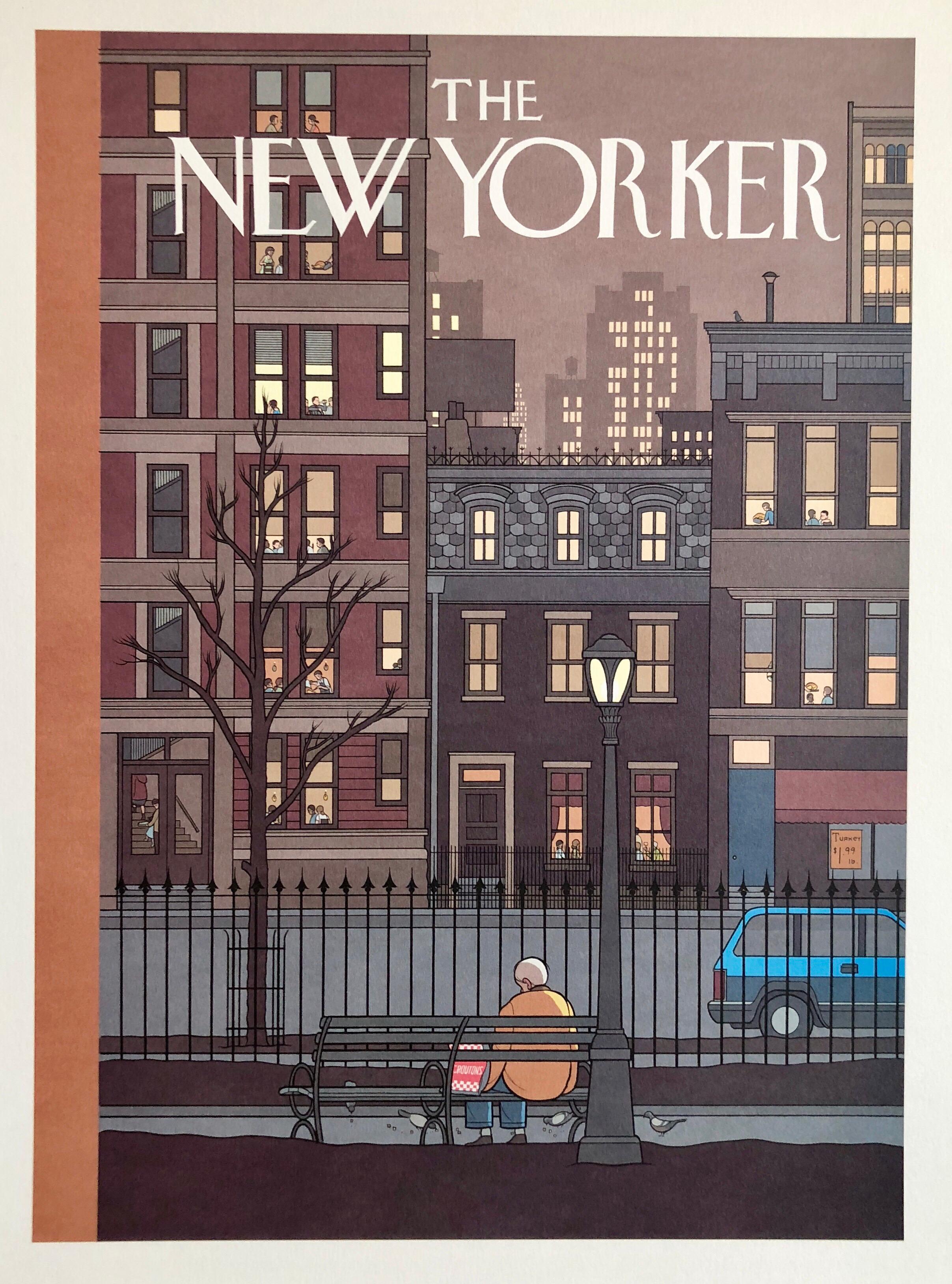 Il s'agit d'un seul tirage - imprimé en couleur sur du papier épais de couleur crème de 15" x 20". 
Il fait partie d'une série limitée de 175 exemplaires, 
le portfolio est numéroté et signé à la main par Chris Ware. Les tirages individuels ne le