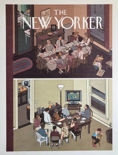 Chris Ware New Yorker Cartoonist Limitierte Auflage Thanksgiving Druck NYC