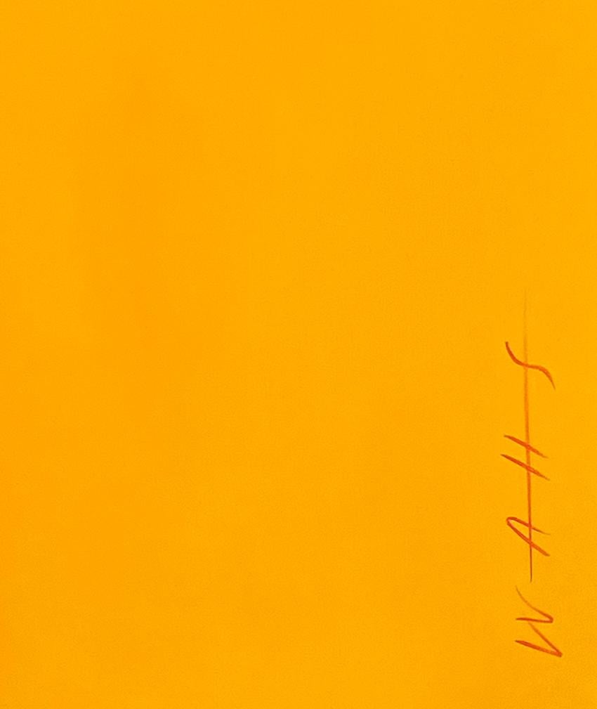 Pop-Art-Gemälde, Weibliches Cowgirl, leuchtende Farbe, Calamity Jane von Chris Watts im Angebot 4