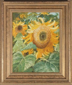 Chris Wild (b.1945 ) - 20th Century Oil, Sunflowers