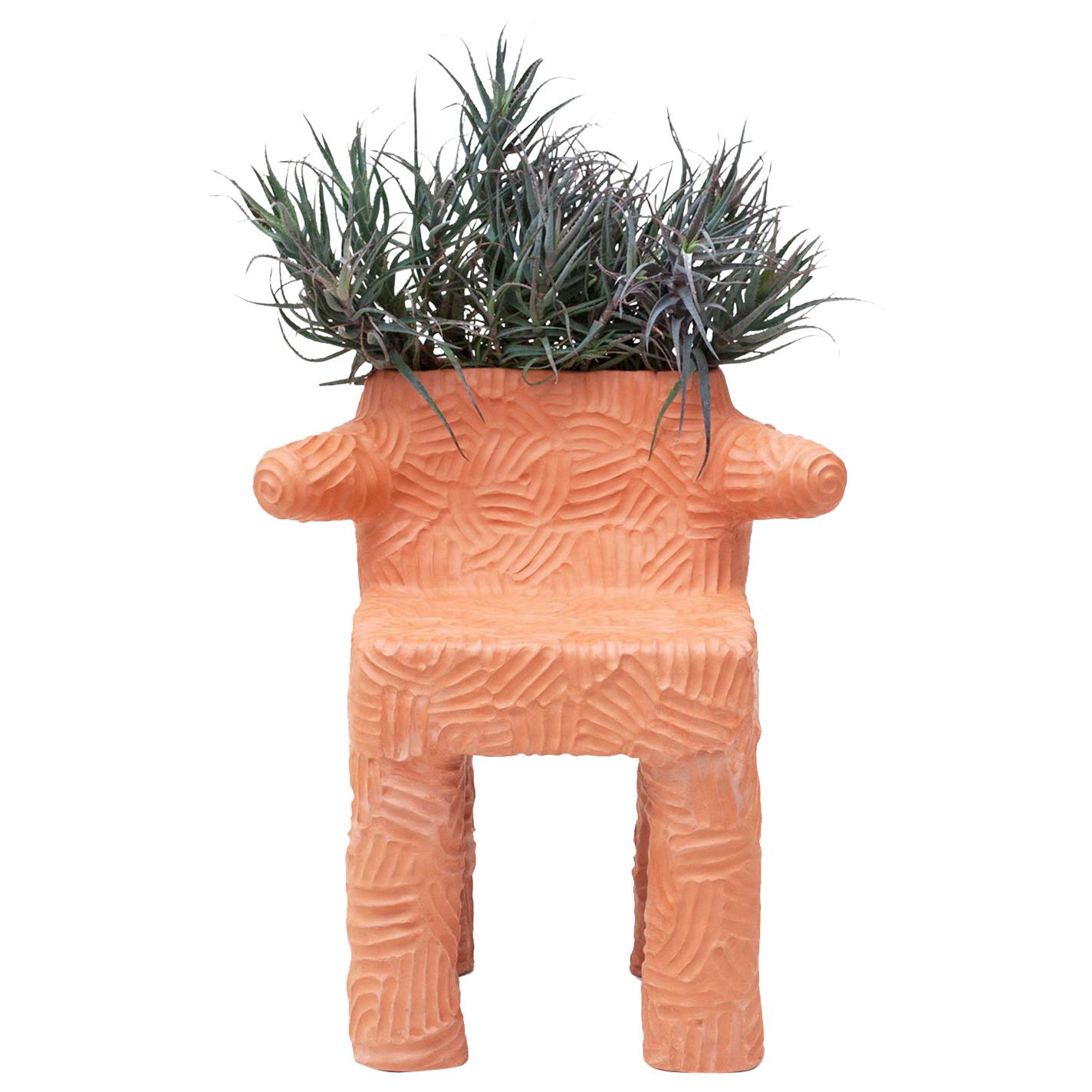 Chris Wolston Terracotta Plant Chair "Magdalena"
