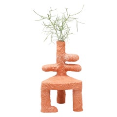Chris Wolston Terracotta Plant Chair "Pajaritos Chair"