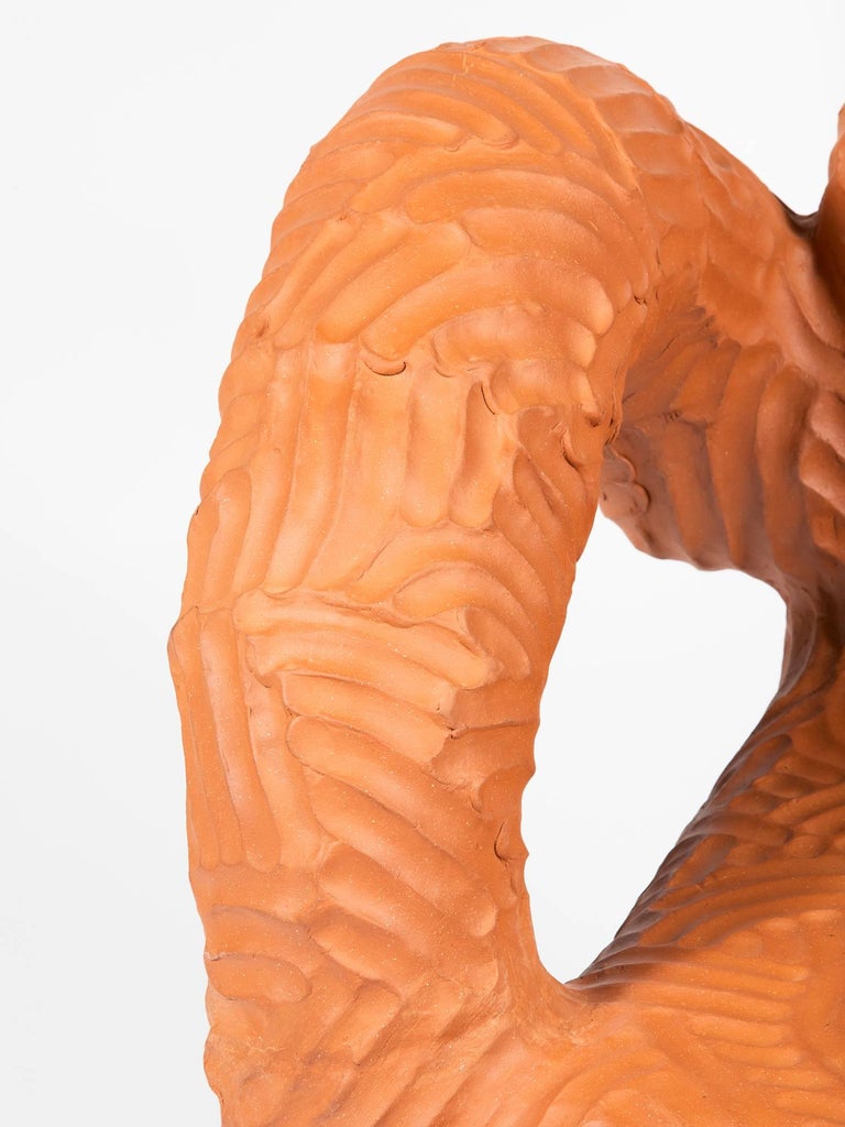 Chris Wolston Terracotta Plant Chair "Zipolite" For Sale at 1stDibs