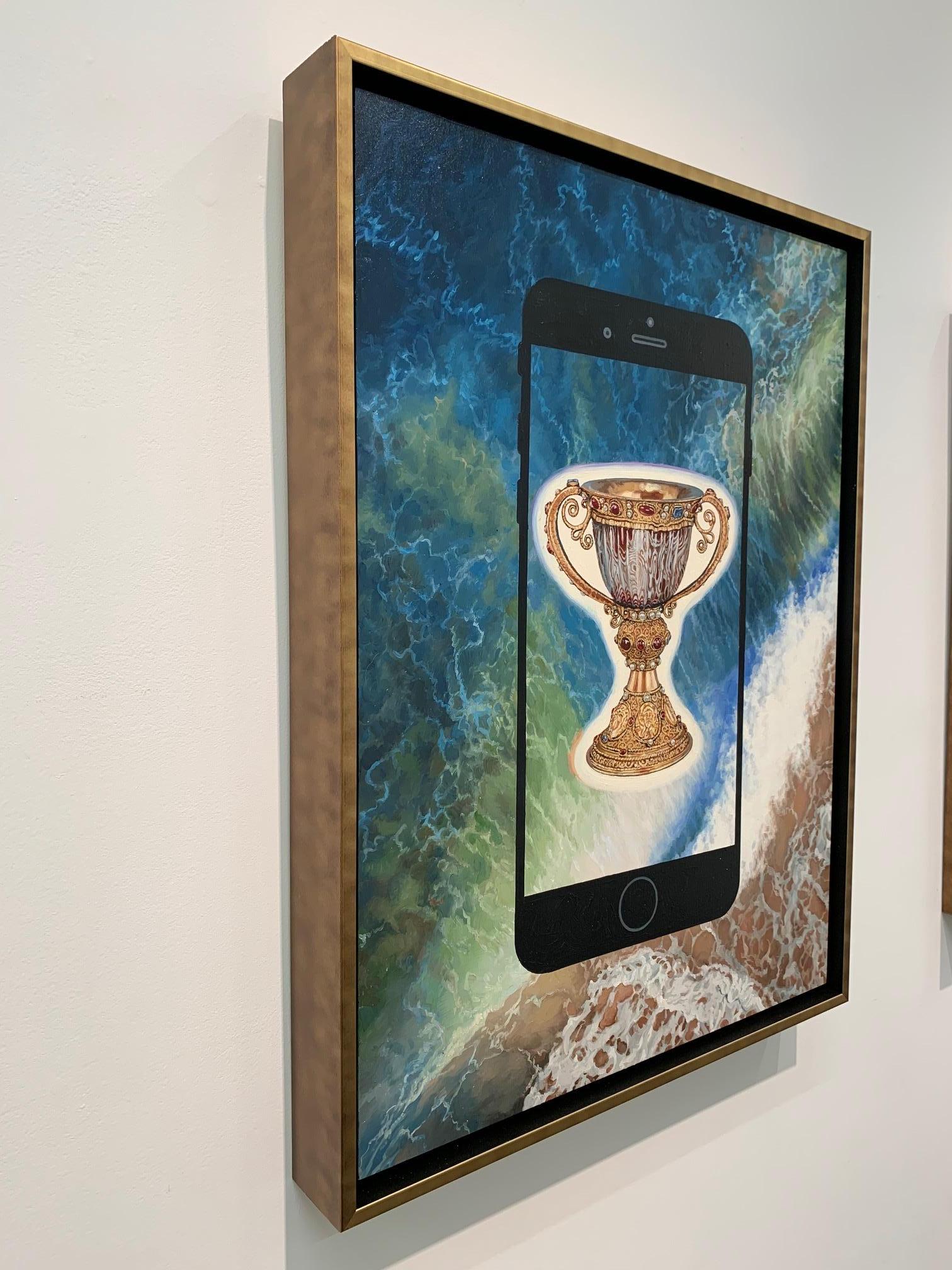 Chalice App Rococo- Saint Denis - Painting by Chris Woods