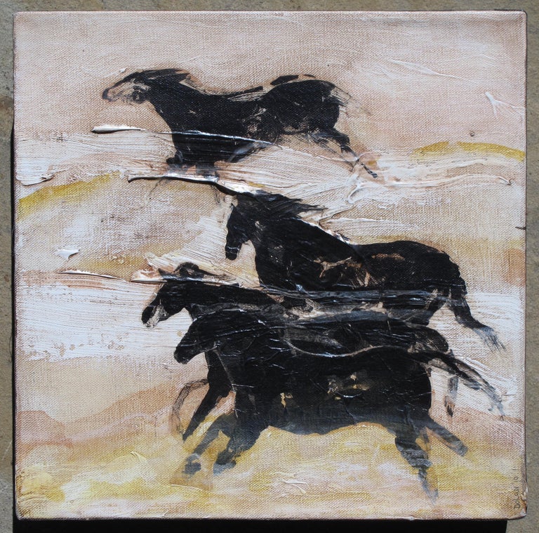 Chrissy Dolan Terrasi Animal Painting - Wild Horses