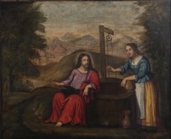 Christ and the Samaritan Woman at Jacob's Well - European School - 18th Century