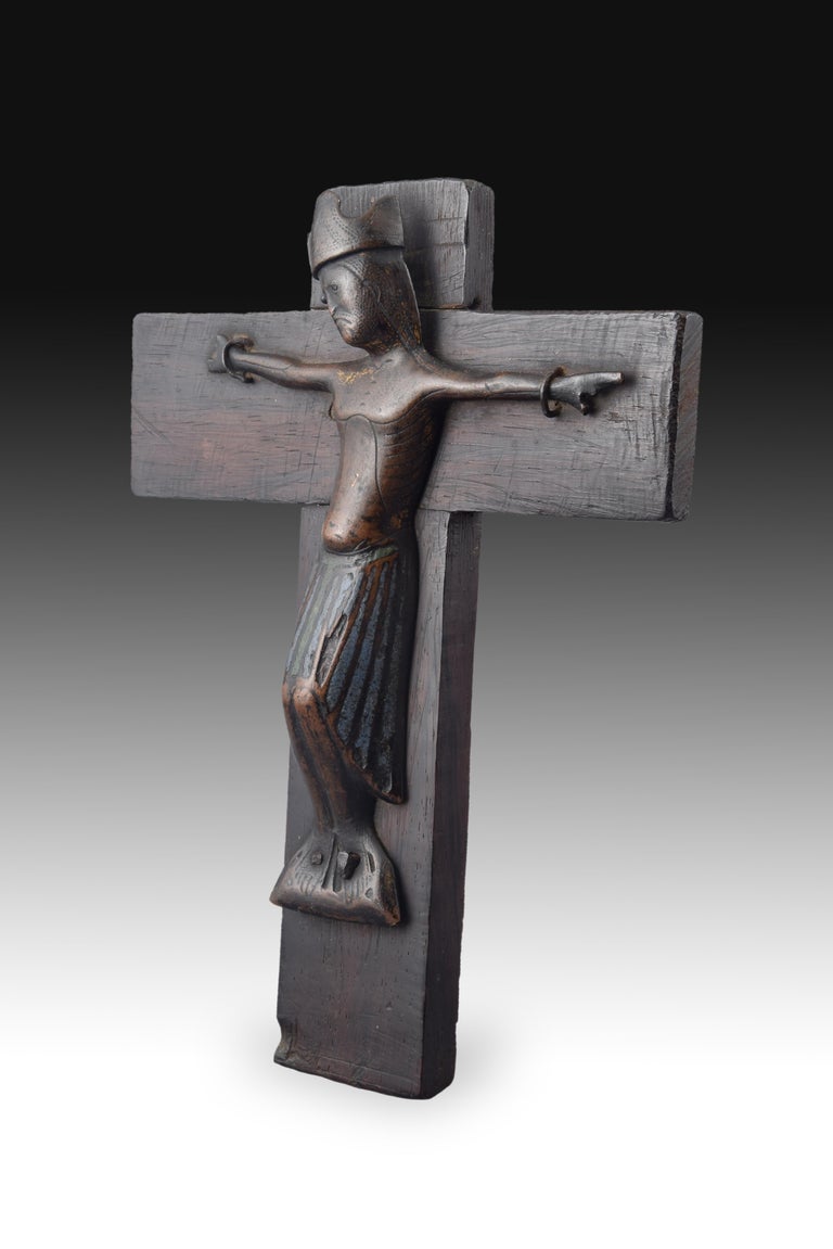 Christ 'Corpus Christi' Copper, Enamel, Wood, Limoges ...
