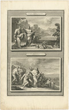 Christ Healing the Blind Man and the Possessed Mute, Pieter Mortier, ca. 1700