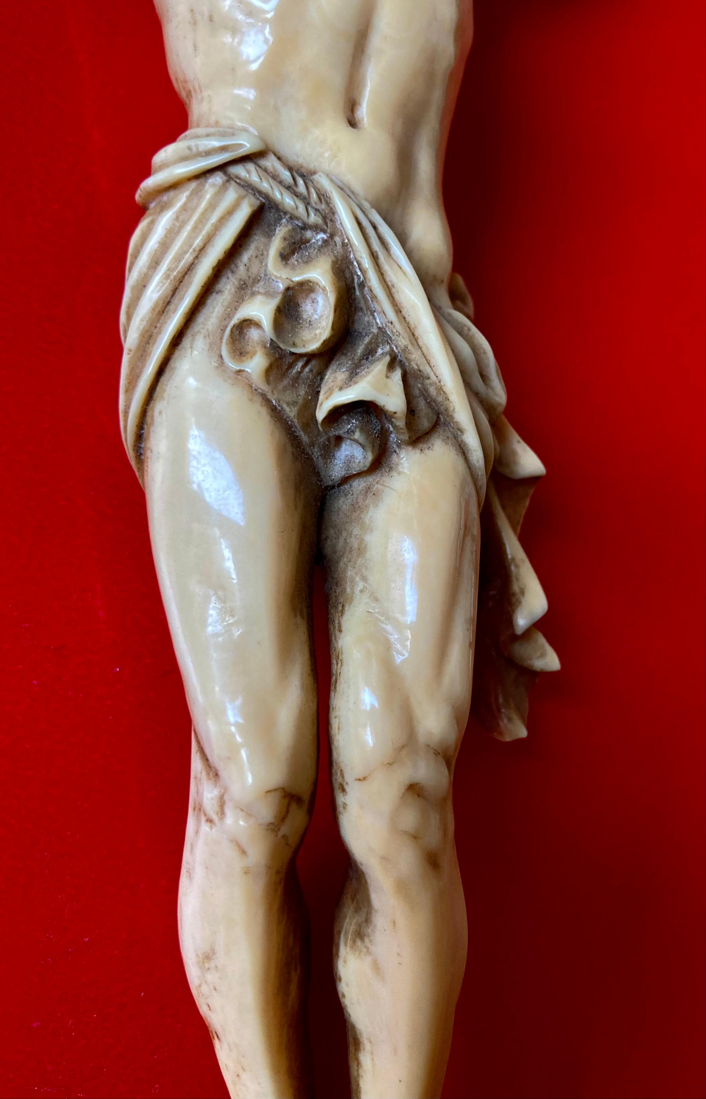 Christ In Carved Ivory, Italy, 18th Century 5
