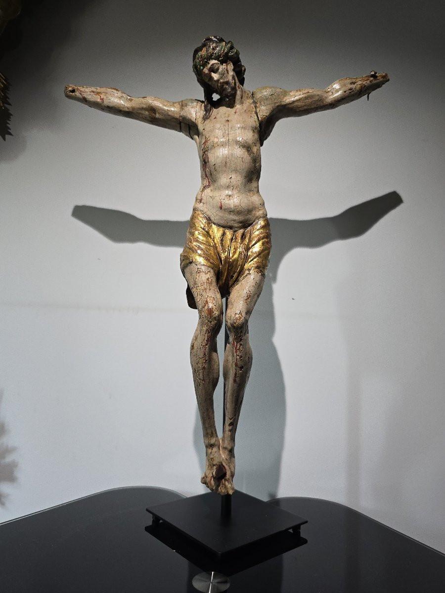 Christ en croix - Fin du XVe siècle, La Rioja (Espagne) en vente 3