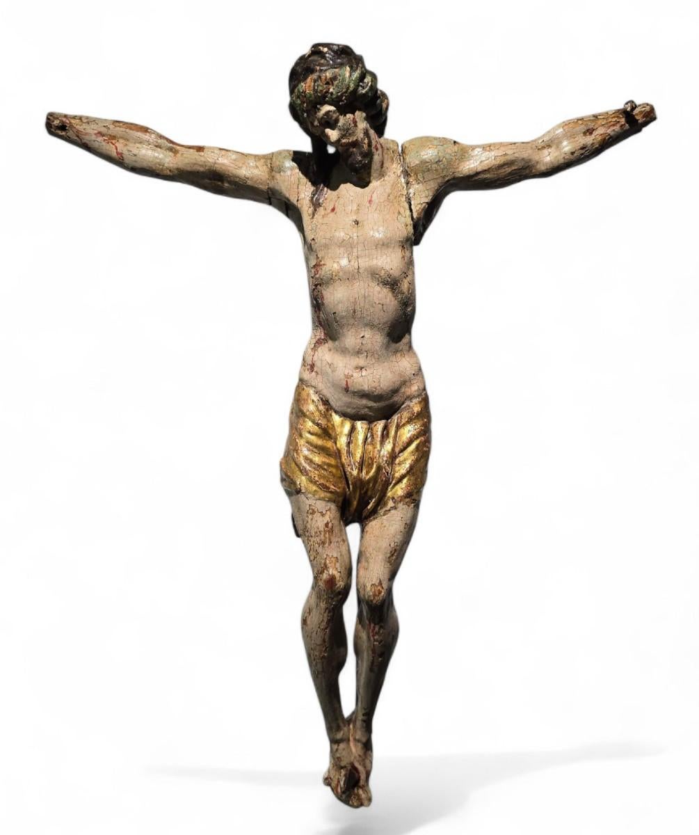 Christ en croix - Fin du XVe siècle, La Rioja (Espagne) en vente 5