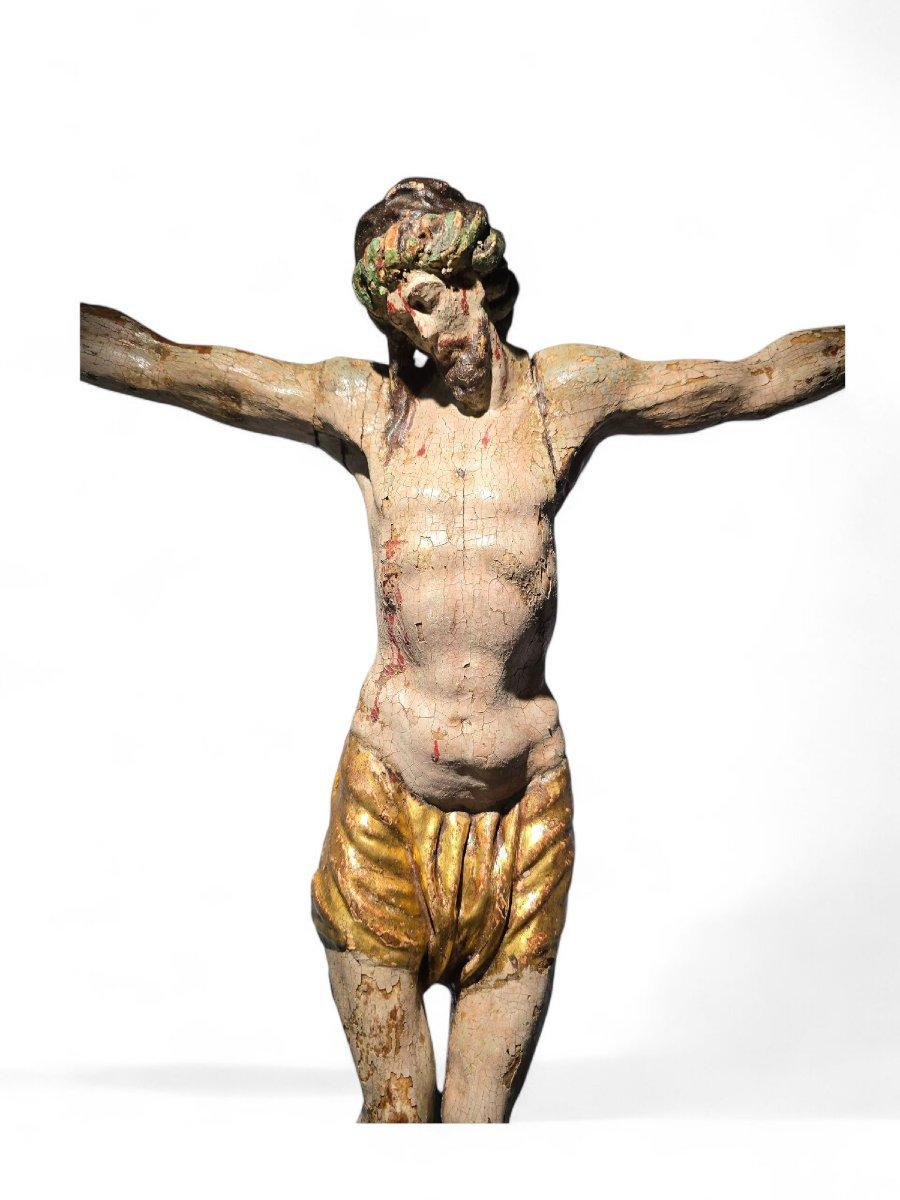 Espagnol Christ en croix - Fin du XVe siècle, La Rioja (Espagne) en vente