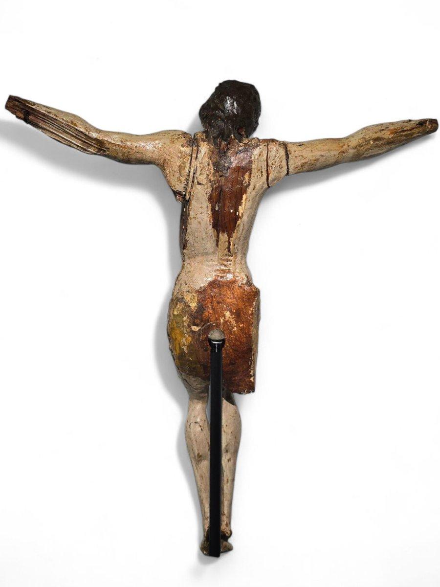 Bois Christ en croix - Fin du XVe siècle, La Rioja (Espagne) en vente