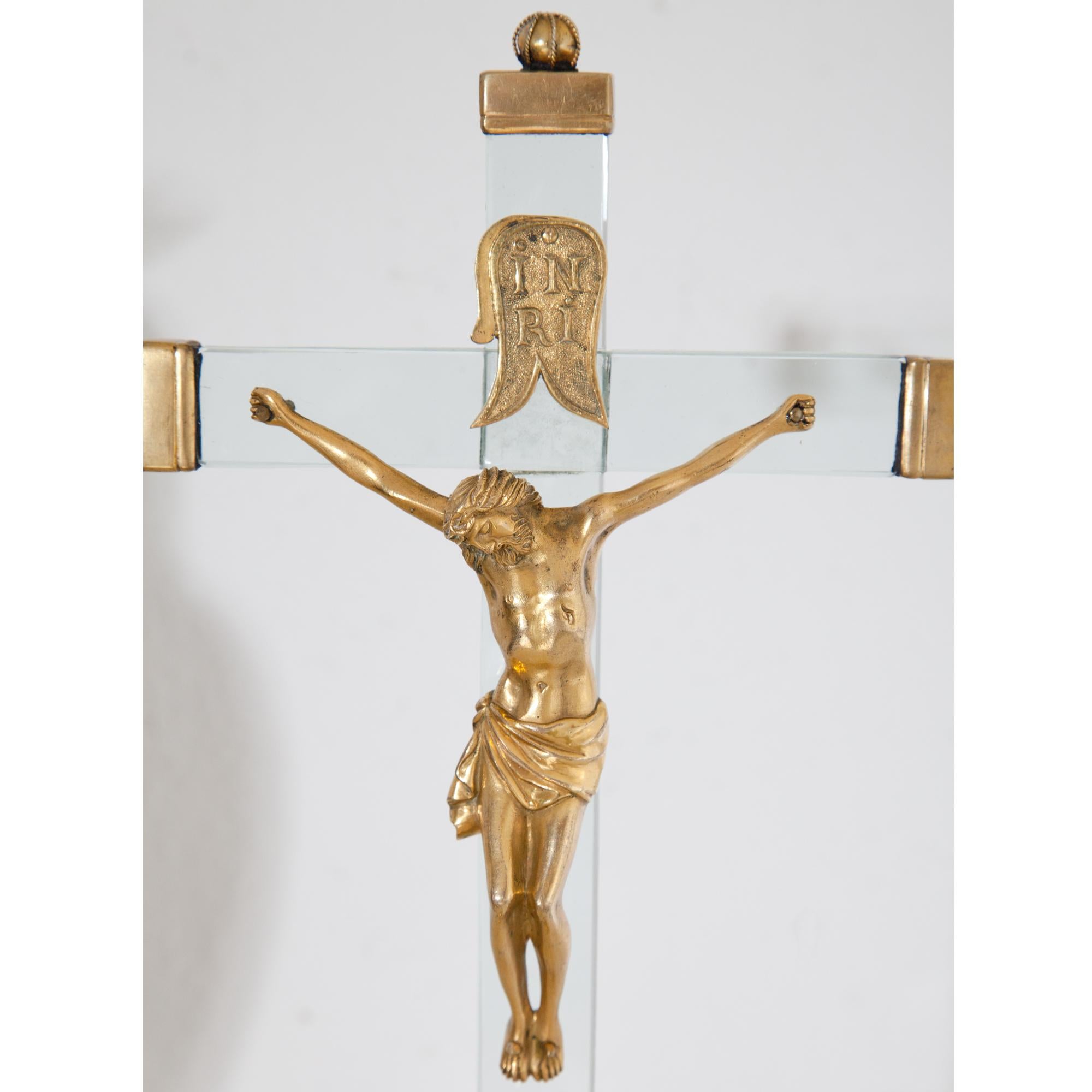 Christ on the Cross with Mary, 18th Century In Good Condition In Greding, DE